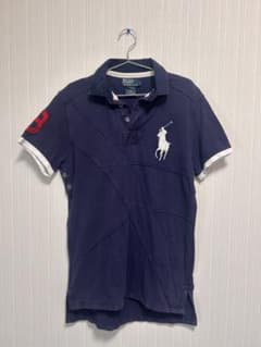 00s Polo Ralph Lauren ビッグポニー ポロシャツ ネイビー - メルカリ