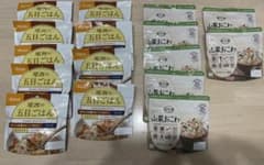 尾西の五目ごはん 安心米 山菜おこわ 非常食１６点セットのサムネイル