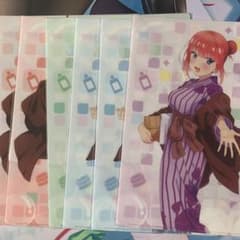 五等分の花嫁 クリアファイル6枚セット コミケのサムネイル