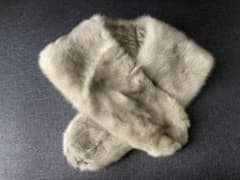 ミンク 毛皮ショール 着物 和装 洋装 グレー