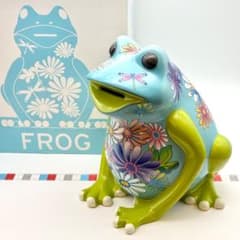 フランフラン アニマルバンクシリーズ カエル 貯金箱 フロッグ 置物 