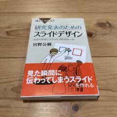 研究発表のためのスライドデザイン 「わかりやすいスライド」作りのルールのサムネイル