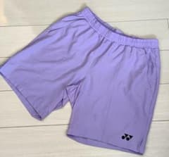 YONEX バドミントン ハーフパンツ パープル - メルカリ