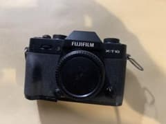 ジャンク】FUJIFILM X-T10 ブラック 純正バッテリー・充電器付き