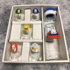 当選・新品未使用】フジパン☆ミッフィーのグラス5個セット&クール