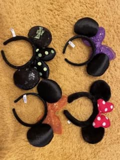ミニーマウス風カチューシャ4個セットのサムネイル
