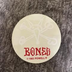 BONES スケートボードステッカー 1983年製 最後の1枚… BONES スケートボードステッカー 1983年製 最後の1枚… - メルカリ