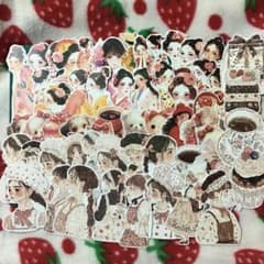 54 lien 様 素材シート コラージュシート ダイカット 60枚 ［240