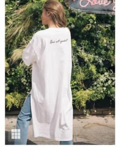 グレイル　白Tシャツワンピースのサムネイル