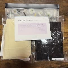 【未使用】BELLE SHEER RIB STITCH ブラックＬとホワイトＬのサムネイル