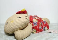 激レア！タグ付 日焼けキティ ハローキティたれぐるみ 寝そべり ごろね枕 PK 激レア！タグ付 日焼けキティ ハローキティたれぐるみ 寝そべり ごろね