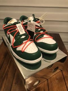 DUNK Low NIKE off-white ホワイト/パイルグリーンのサムネイル