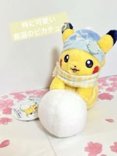 ポケモンセンター オリジナル 厳選 ぬいぐるみ ピカチュウとゆきあそび