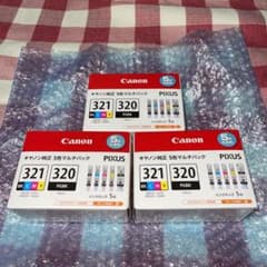 Canon BCI-321+320/5MP 3箱 長期保管品【ジャンク扱い】のサムネイル