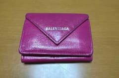 BALENCIAGA バレンシアガ ミニペーパーウォレット　ピンクのサムネイル