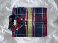 未使用美品　TOMMY 七分袖チェックシャツのサムネイル