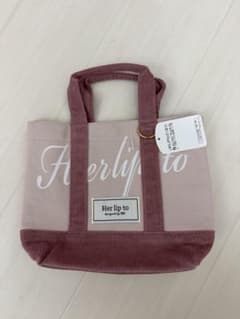 Herlipto Mini Tote Bordeaux ピンク ルミネ新宿限定 - メルカリ