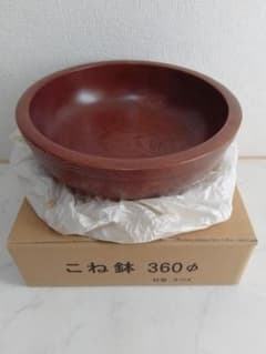 未使用 こね鉢 なつめ 36cm 木製 蕎麦 うどん 麺打ち 天然木 鍋 - メルカリ