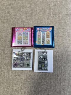 おはじきシールフレーク風 タイルシール風 モノトーンパンダ セットのサムネイル