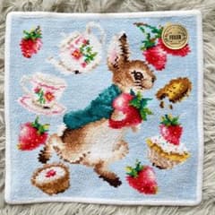 フェイラー　ハンカチ　ピーターラビット　ティータイムのサムネイル