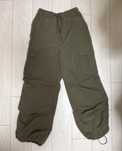 《WEGO》レディース カーゴパンツ（S）オリーブのサムネイル