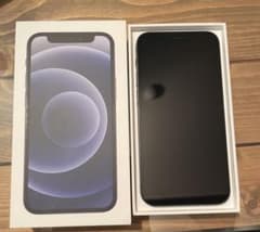 【極美品】iPhone 12 mini ブラック 128 GB SIMフリーのサムネイル