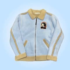 PEANUT スヌーピー フリースジャケット ボア　水色　ほんわか　サブカルのサムネイル
