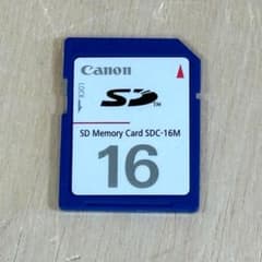 Canon SD Memory Card SDC-16M 16MBのサムネイル
