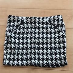 ZARA 千鳥柄 ミニスカートのサムネイル