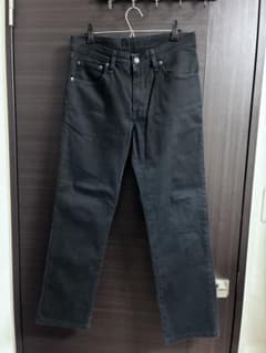 EDWIN F502 ブラックデニム W30 日本製 ストレート 黒 ジーンズのサムネイル