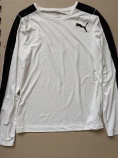 PUMA 長袖 Tシャツ ホワイト ブラックのサムネイル