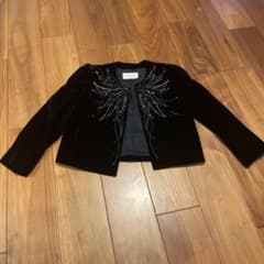 スパンコール付きノーカラージャケットのサムネイル