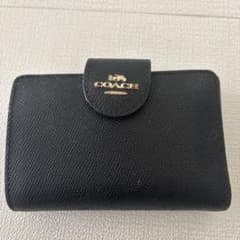 COACH 二つ折り財布 ブラックのサムネイル