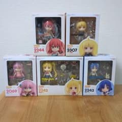 ぼっち・ざ・ろっく　ねんどろいど　5体セット【※伊地知虹夏のみ一部パーツ破損】のサムネイル