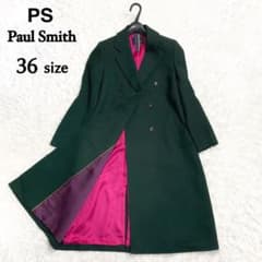 【現行タグ】PS ポールスミス フーデットコート 裏地マルチカラー カーキ L 現行タグ】PS ポールスミス フーデットコート 裏地マルチカラー カーキ L
