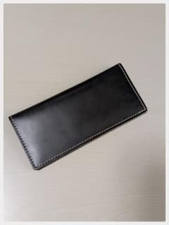 メンズ長財布 黒 茶色内装のサムネイル