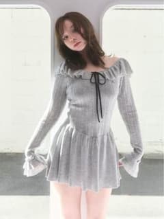 andmary アンドマリー Hana knit mini dress - メルカリ