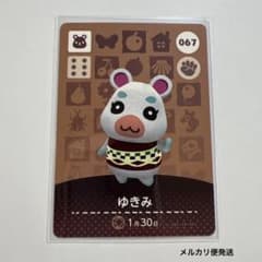 どうぶつの森amiiboカード 第1弾  ゆきみ　067のサムネイル