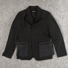 トリココムデギャルソン　ジャケット トリココムデギャルソンtricot COMME des GARCONSウール切替ギザギザ