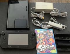 Wii U プレミアムセット 32GB ブラック 動作確認済 ソフト付属のサムネイル