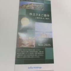 Seibu Holdings 株主優待券 2026年5月迄のサムネイル