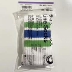新品　ファミリーマート　ラインソックス　25-28 男女兼用のサムネイル