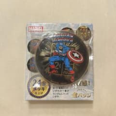 MARVEL マーベル【キャプテンアメリカ】缶バッジ 24金のサムネイル
