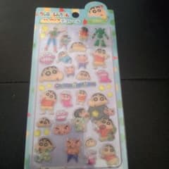Crayon Shin-chan Puff Clear Deco Stickers