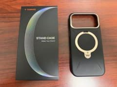 【美品】TORRAS スマホケース スタンドリング 6.9インチ ブラックのサムネイル