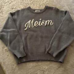 MEISM パールロゴニット グレー 長袖のサムネイル