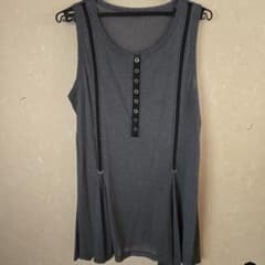 ノースリーブ グレー チュニックのサムネイル