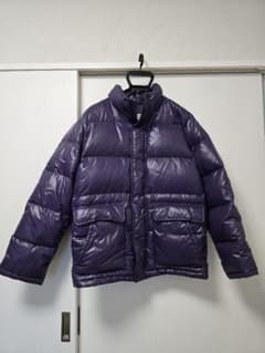 OLD UNIQLO プレミアムダウンジャケット Y2K パープル Mサイズのサムネイル