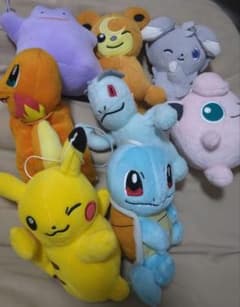 ポケモン ぬいぐるみ マスコット 7点セットのサムネイル