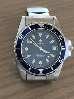 ビンテージ Zodiac Professional 自動巻き 200mネイビー - メルカリ